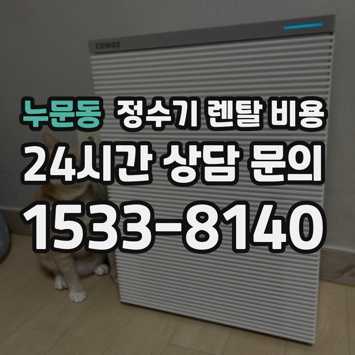 누문동 정수기 렌탈 비용