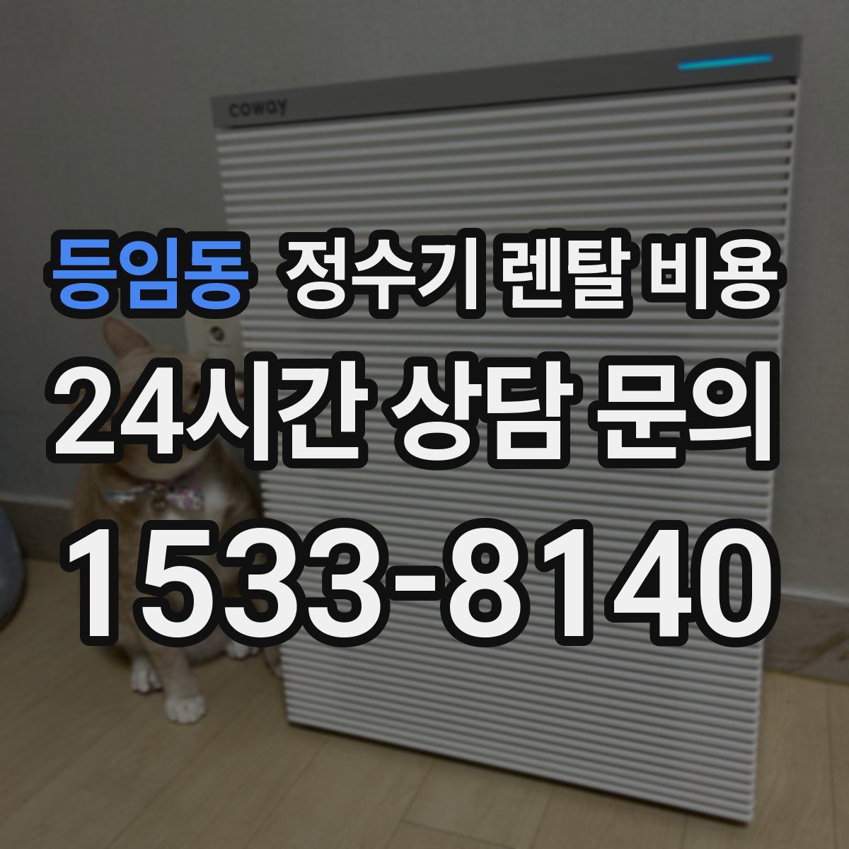 등임동 정수기 렌탈 비용