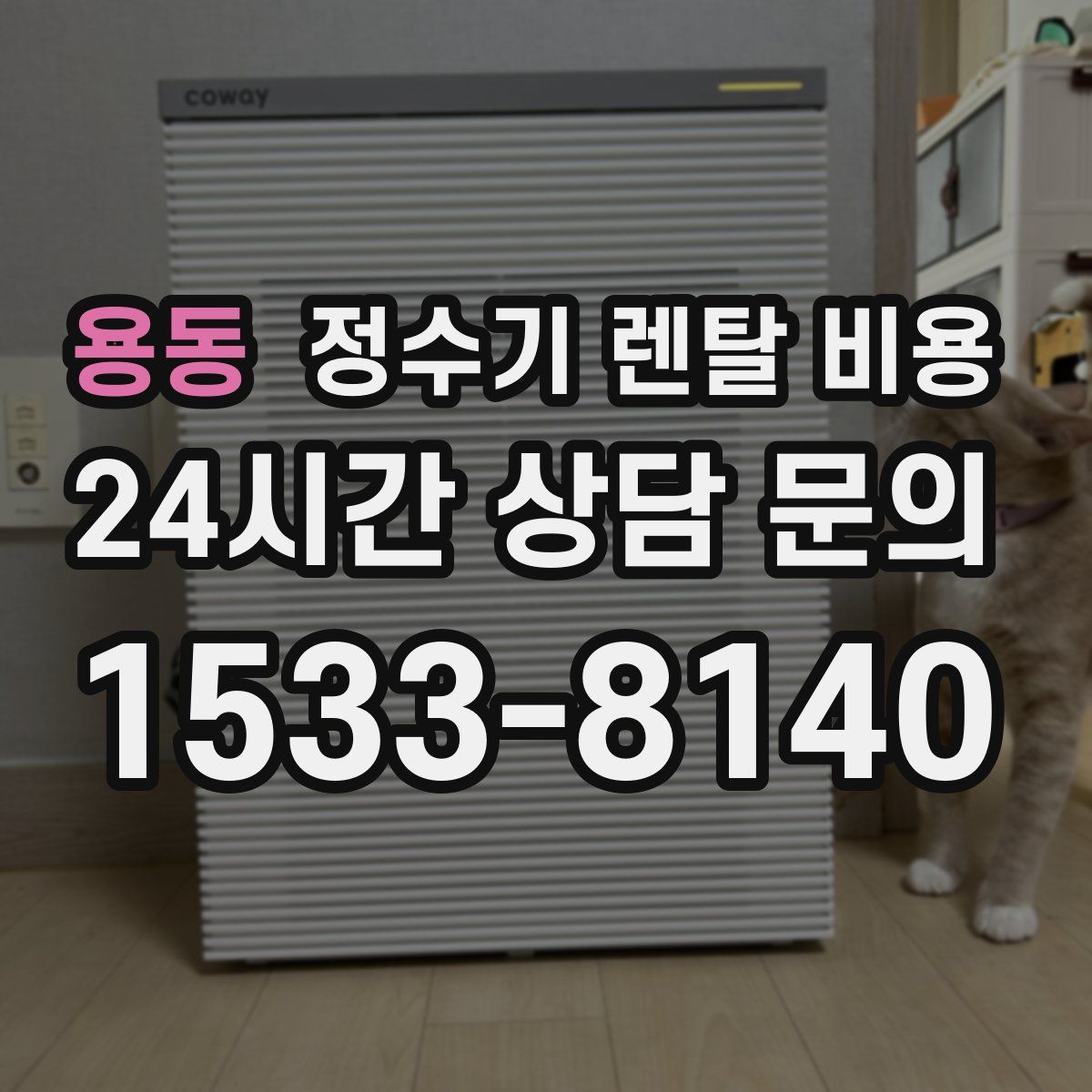 용동 정수기 렌탈 비용