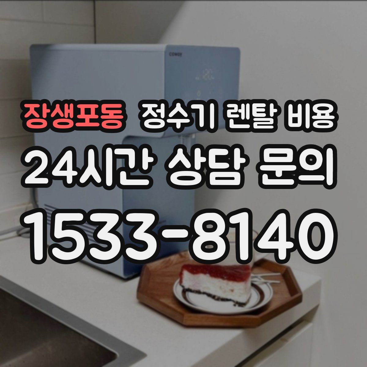 장생포동 정수기 렌탈 비용