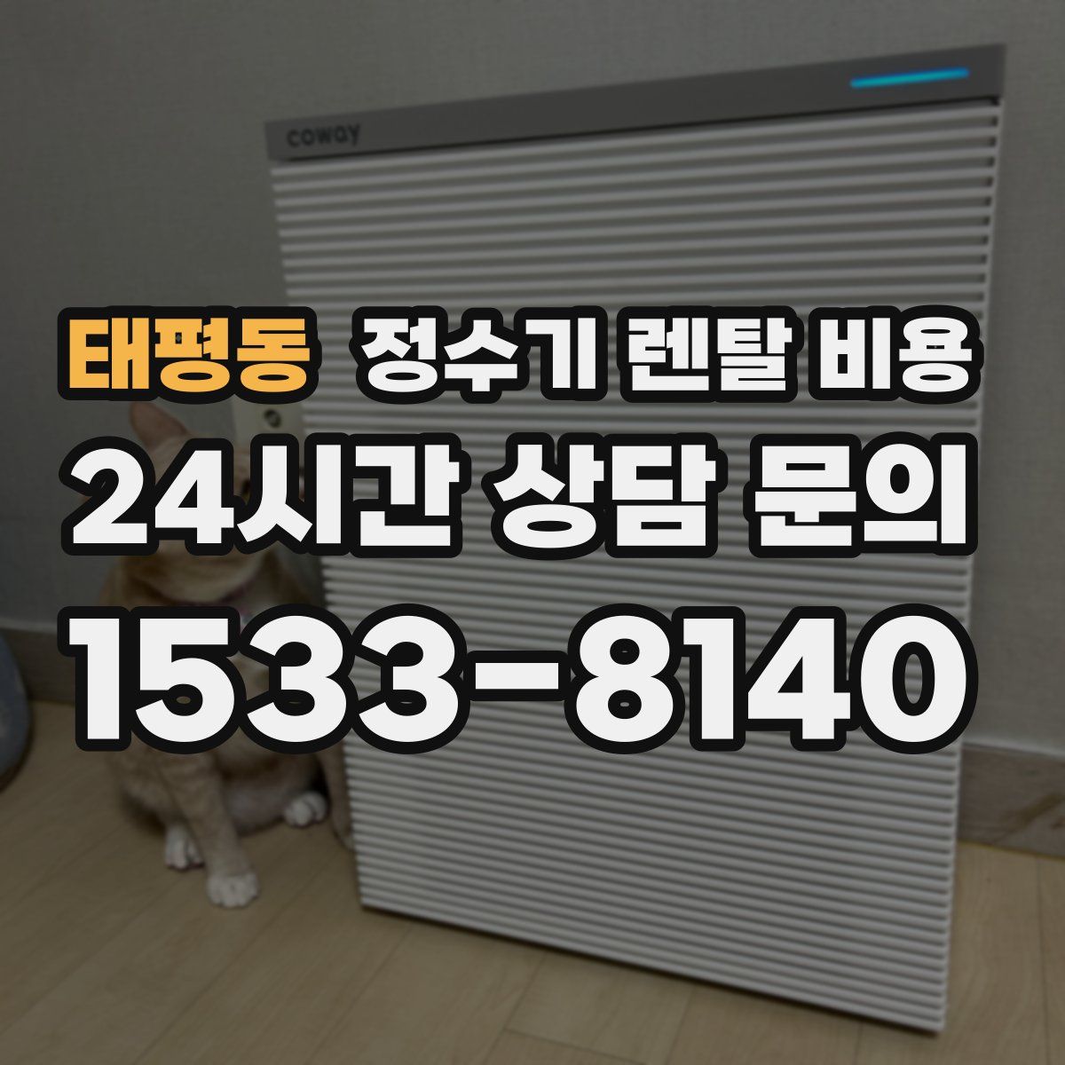 태평동 정수기 렌탈 비용