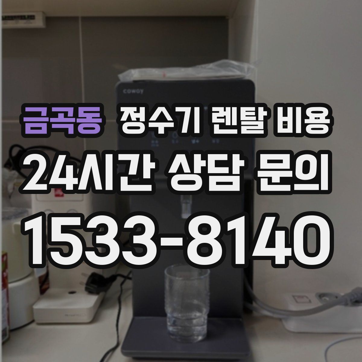 금곡동 정수기 렌탈 비용