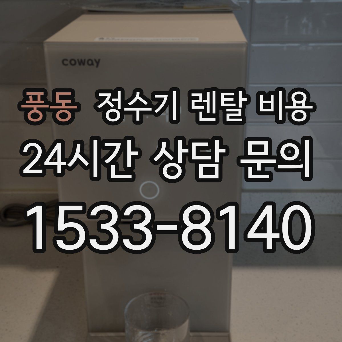 풍동 정수기 렌탈 비용