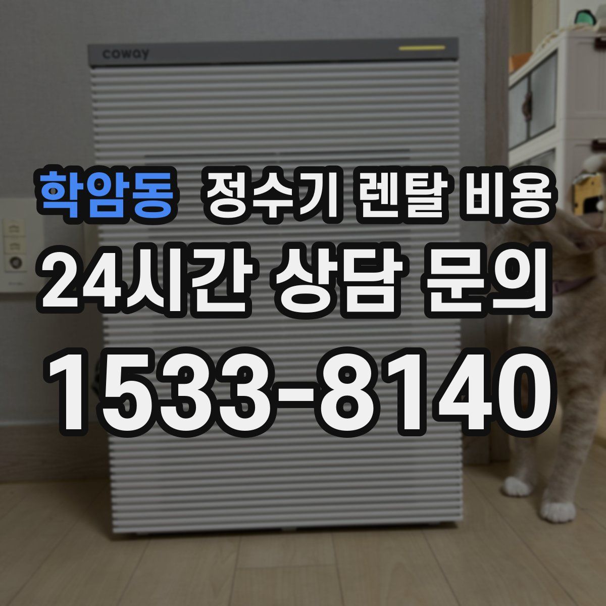 학암동 정수기 렌탈 비용