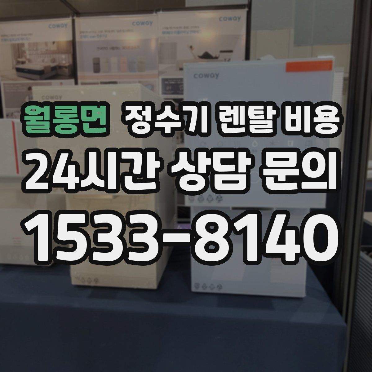 월롱면 정수기 렌탈 비용