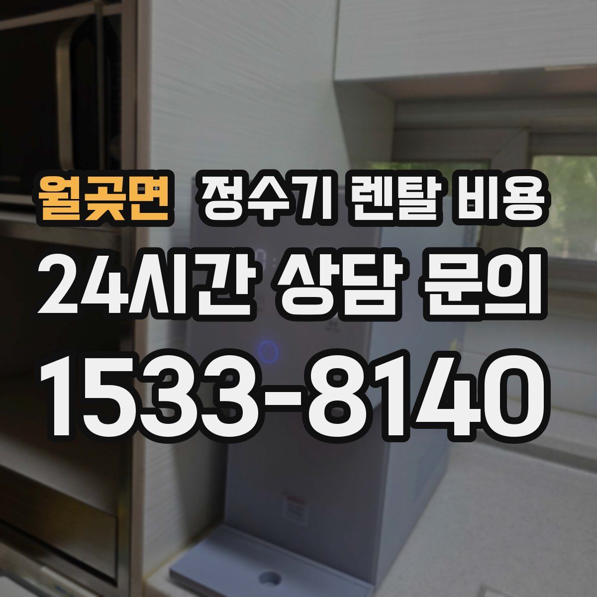 월곶면 정수기 렌탈 비용