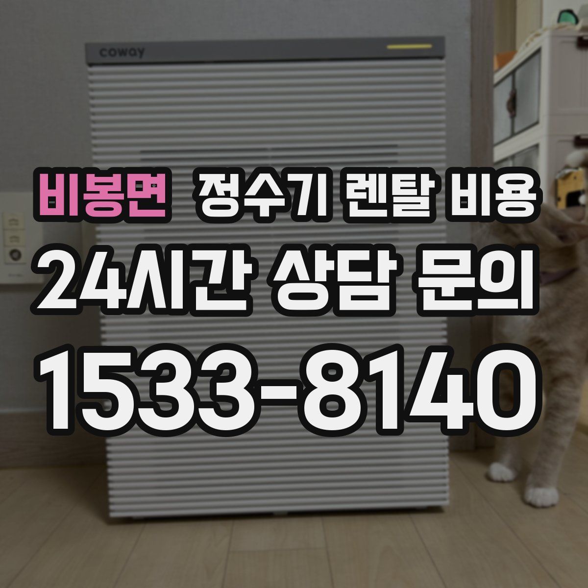 비봉면 정수기 렌탈 비용