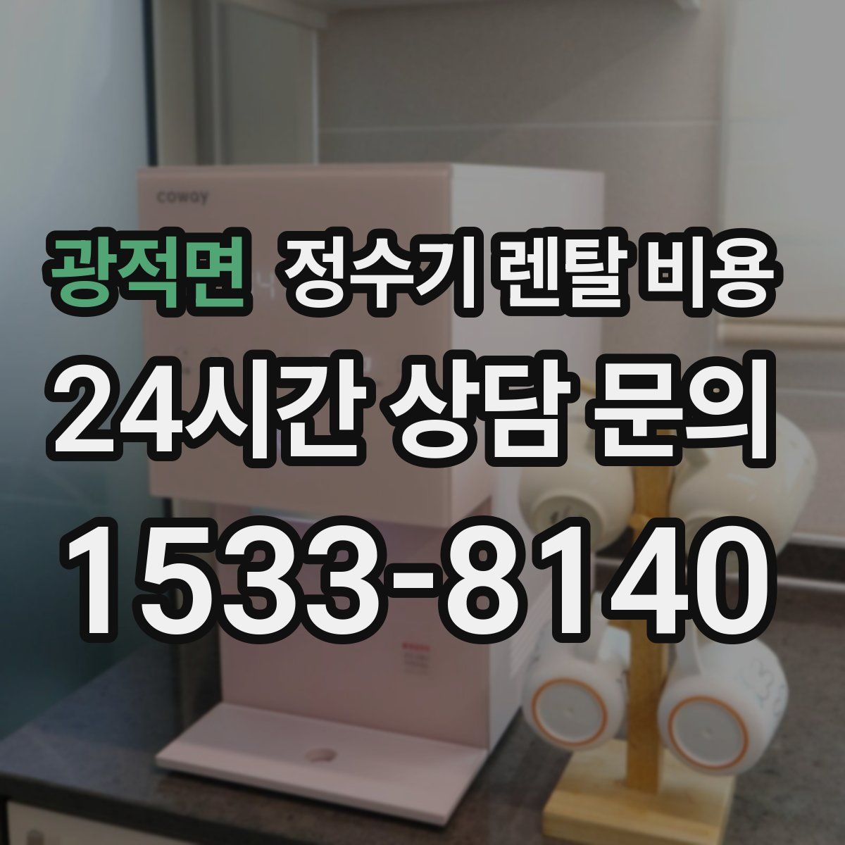광적면 정수기 렌탈 비용