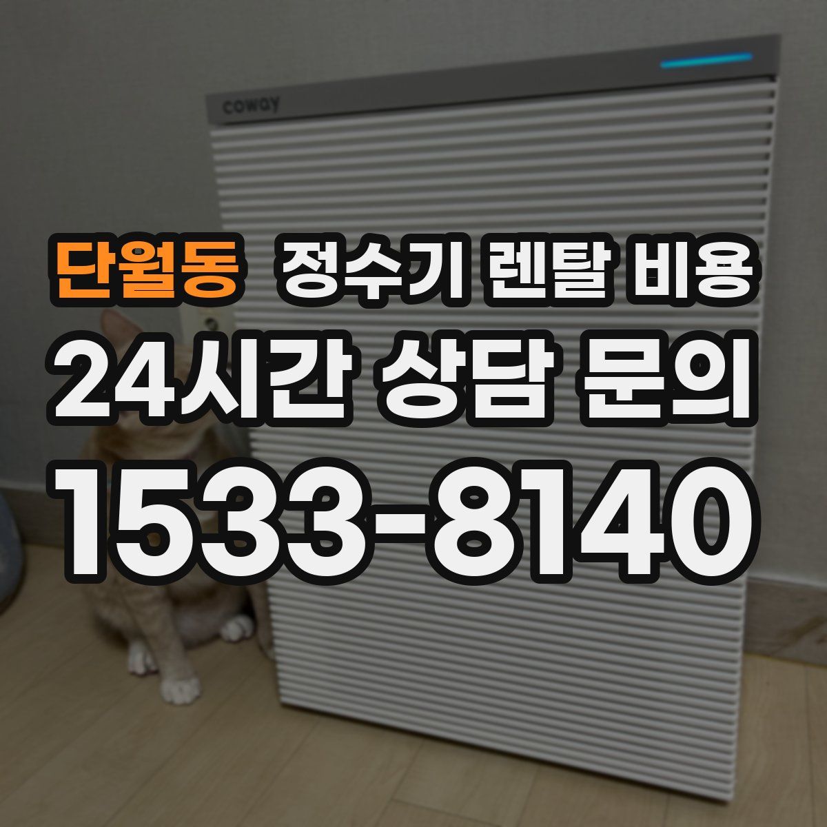 단월동 정수기 렌탈 비용