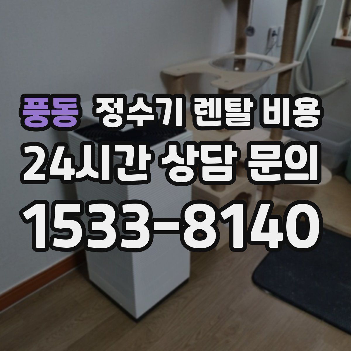 풍동 정수기 렌탈 비용
