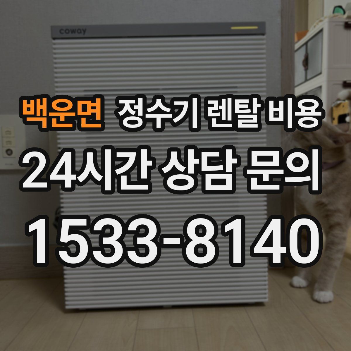 백운면 정수기 렌탈 비용