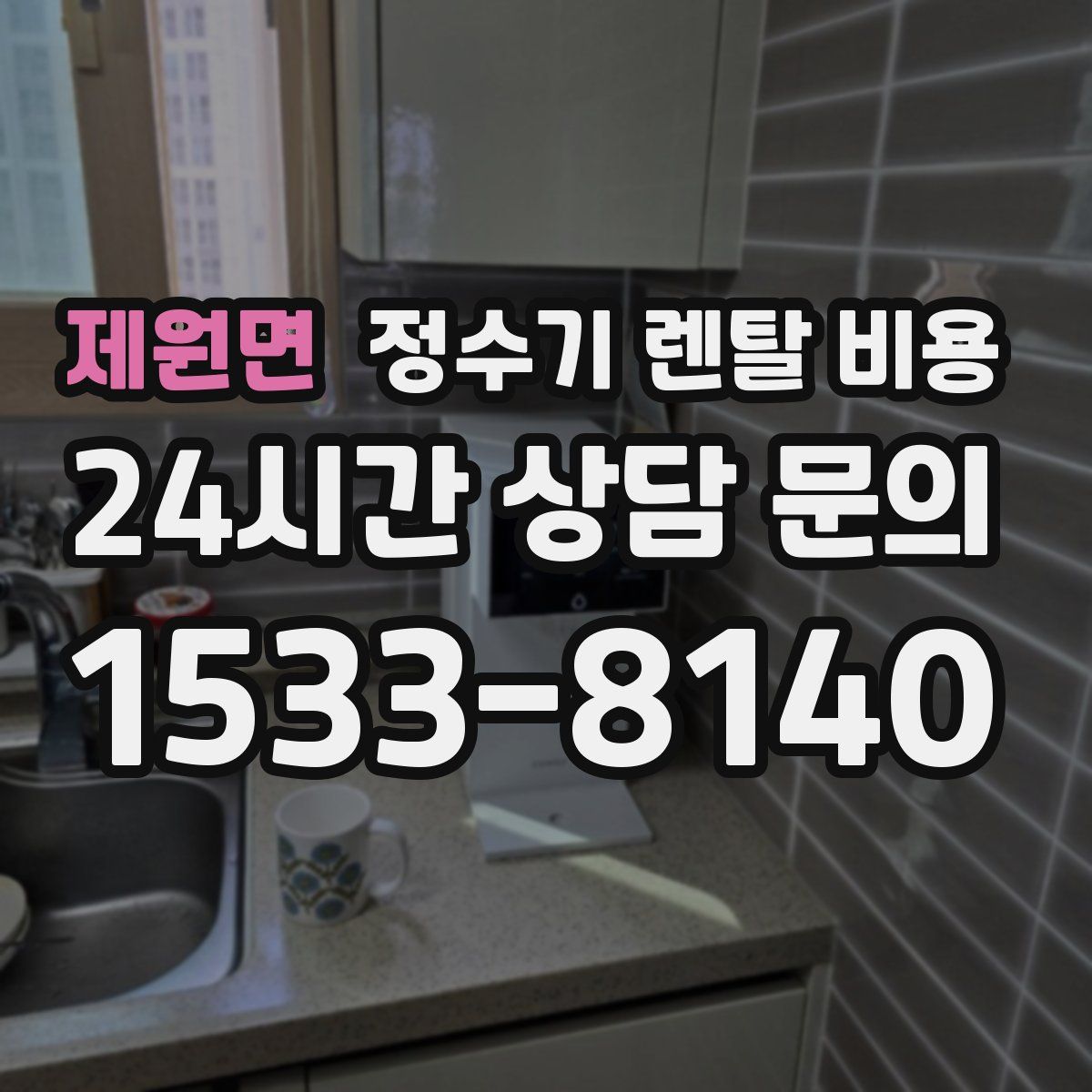 제원면 정수기 렌탈 비용