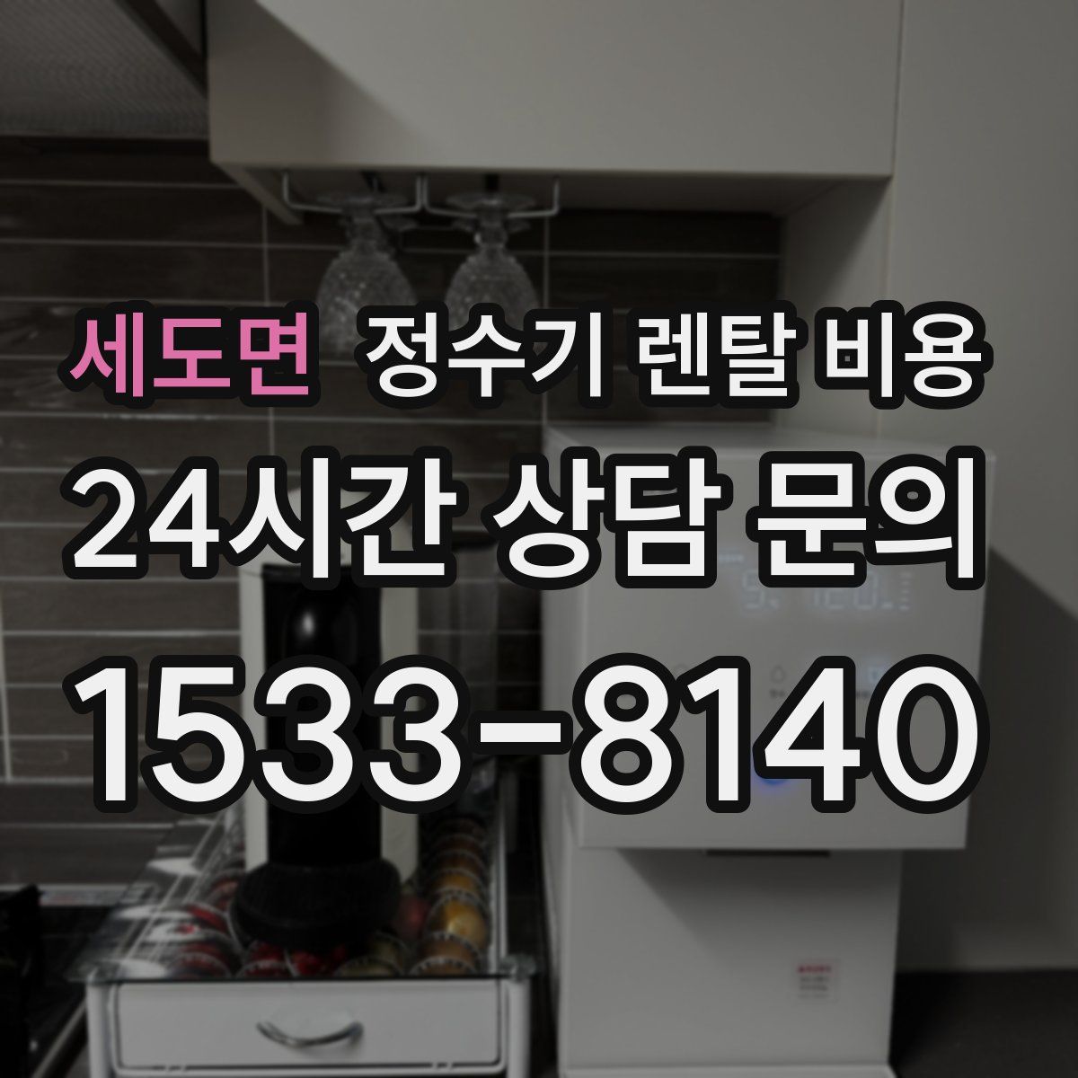 세도면 정수기 렌탈 비용