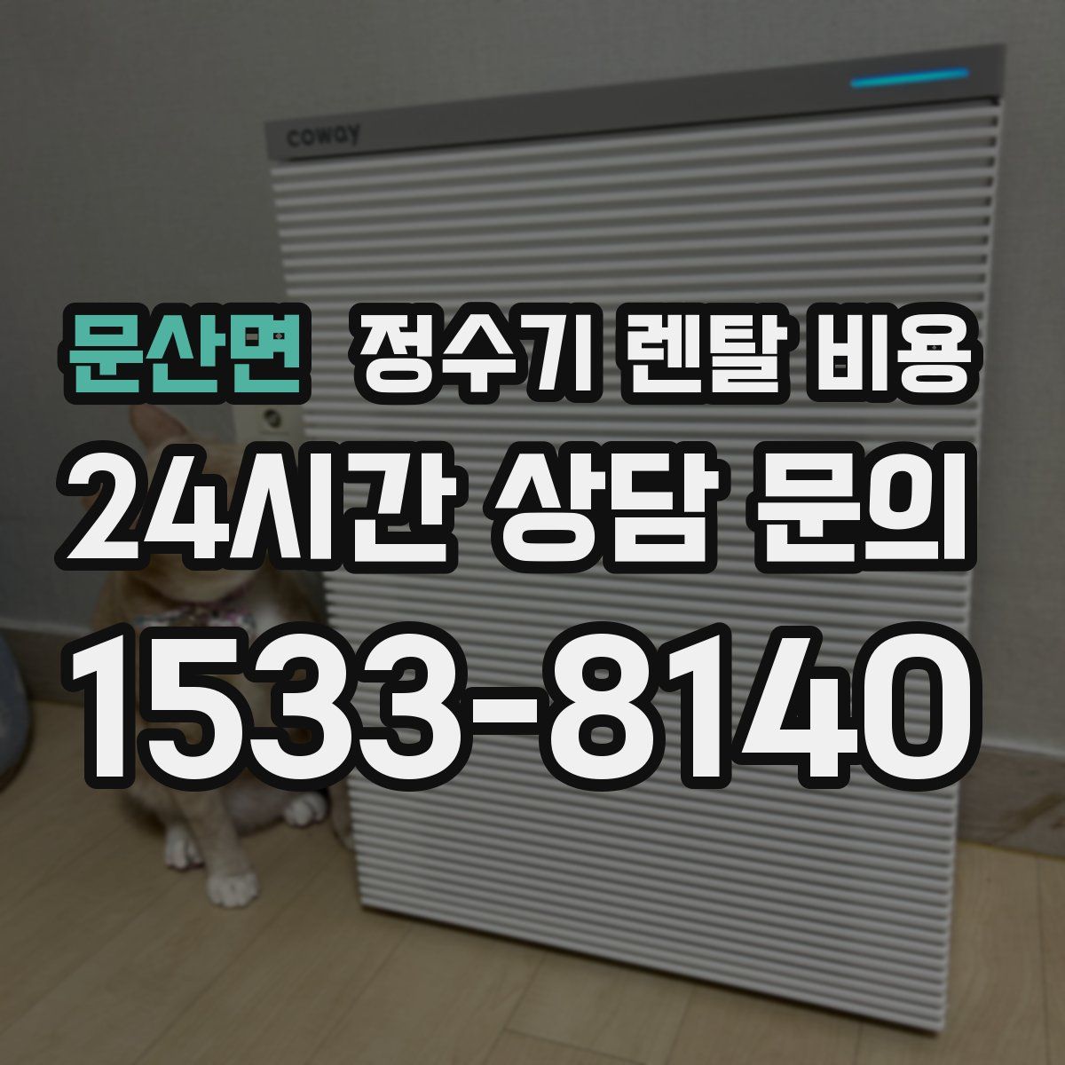 문산면 정수기 렌탈 비용