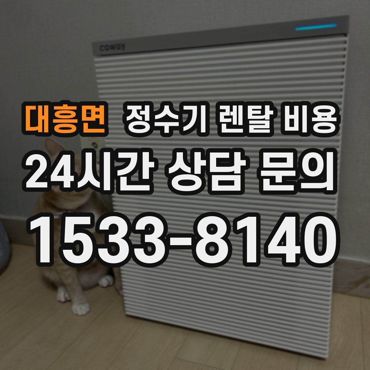 대흥면 정수기 렌탈 비용