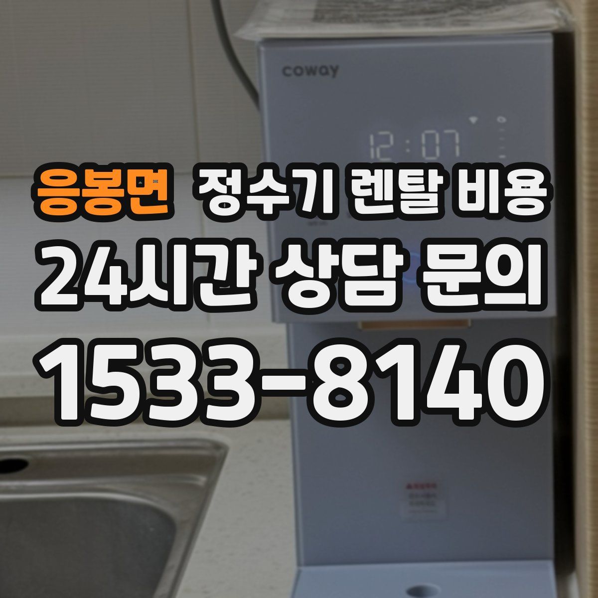응봉면 정수기 렌탈 비용