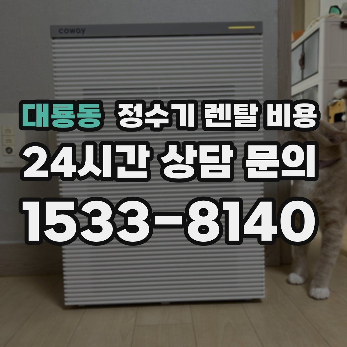대룡동 정수기 렌탈 비용 가족 수와 사용 습관으로 정리하는 선택법