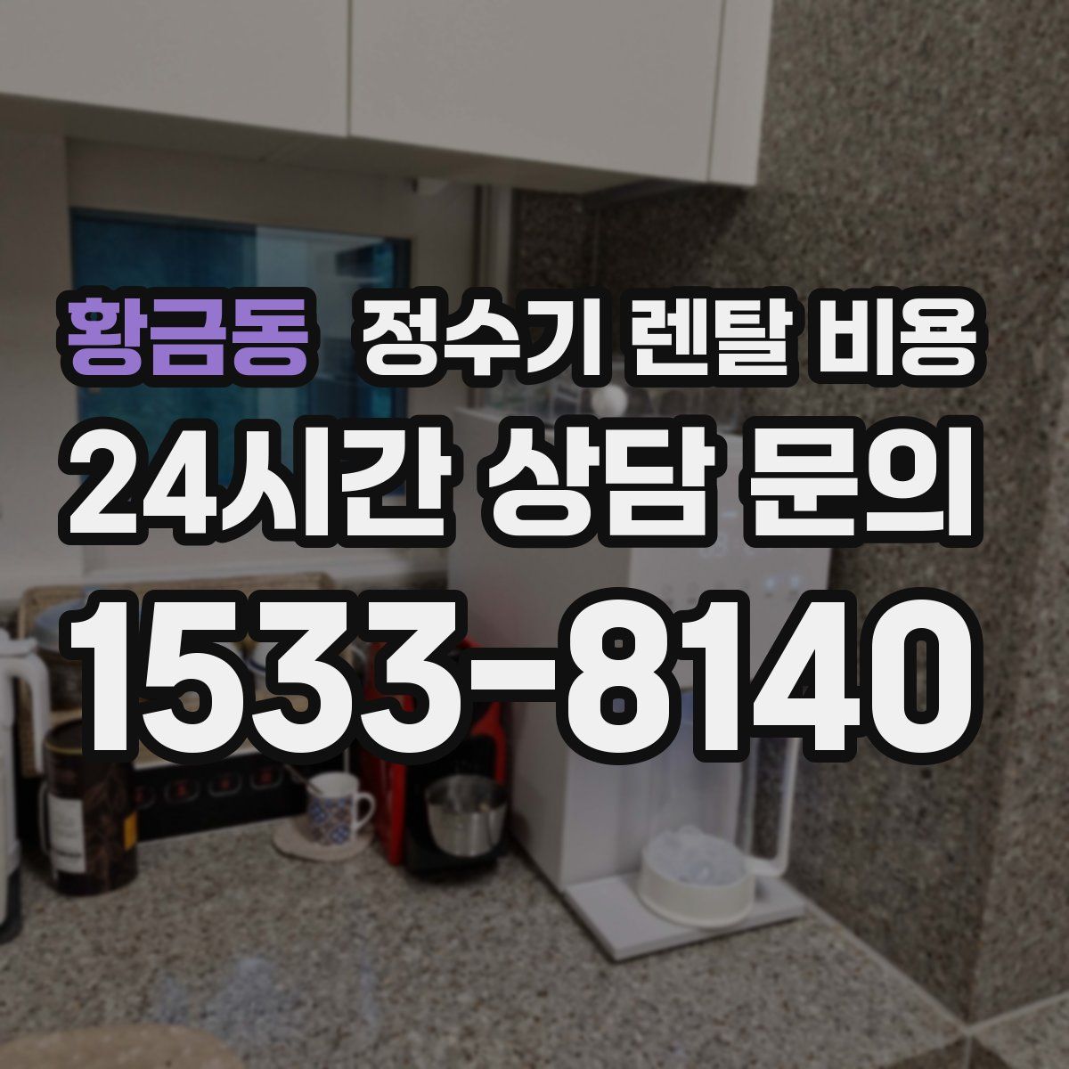 황금동 정수기 렌탈 비용