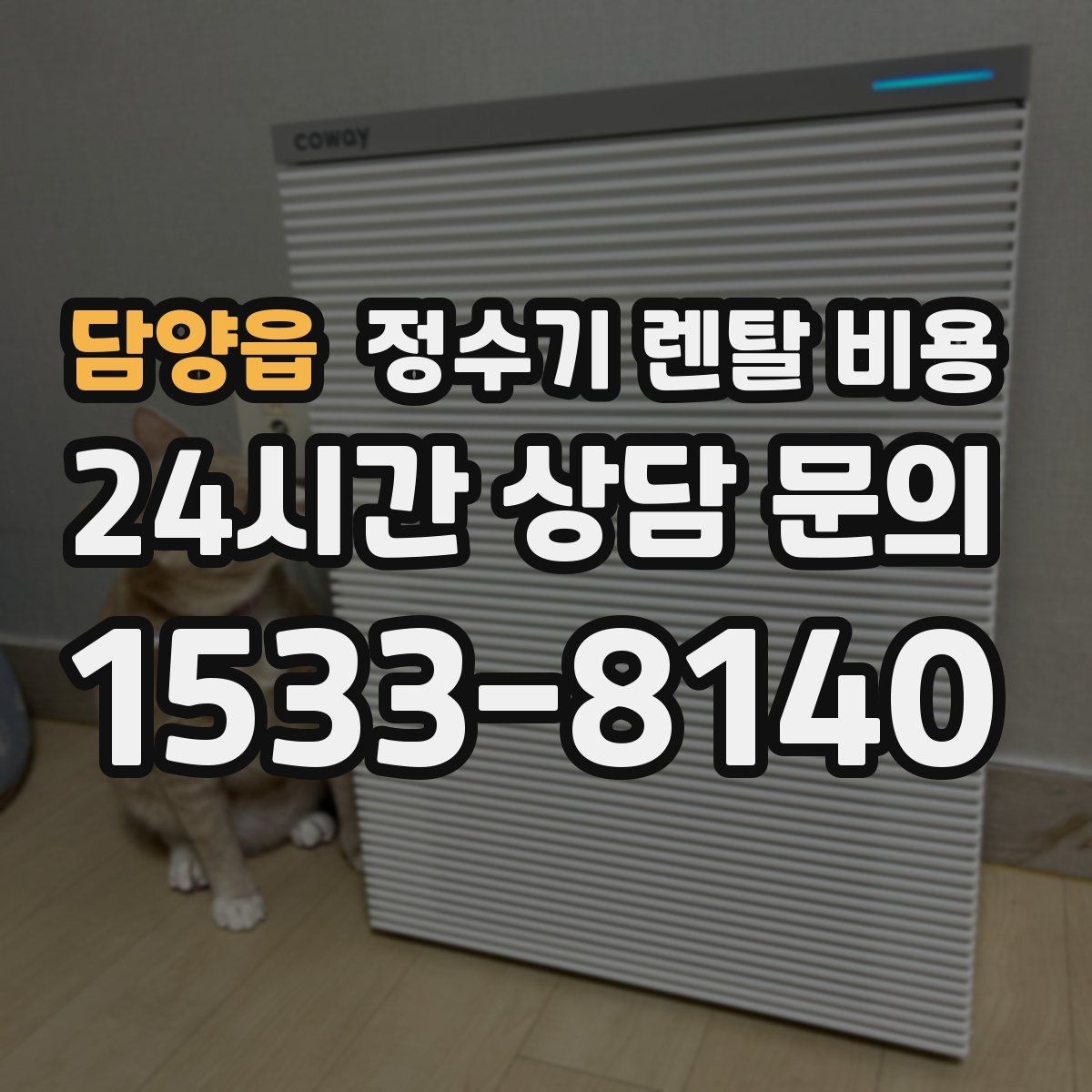 담양읍 정수기 렌탈 비용 월 납입금보다 중요한 요소 정리