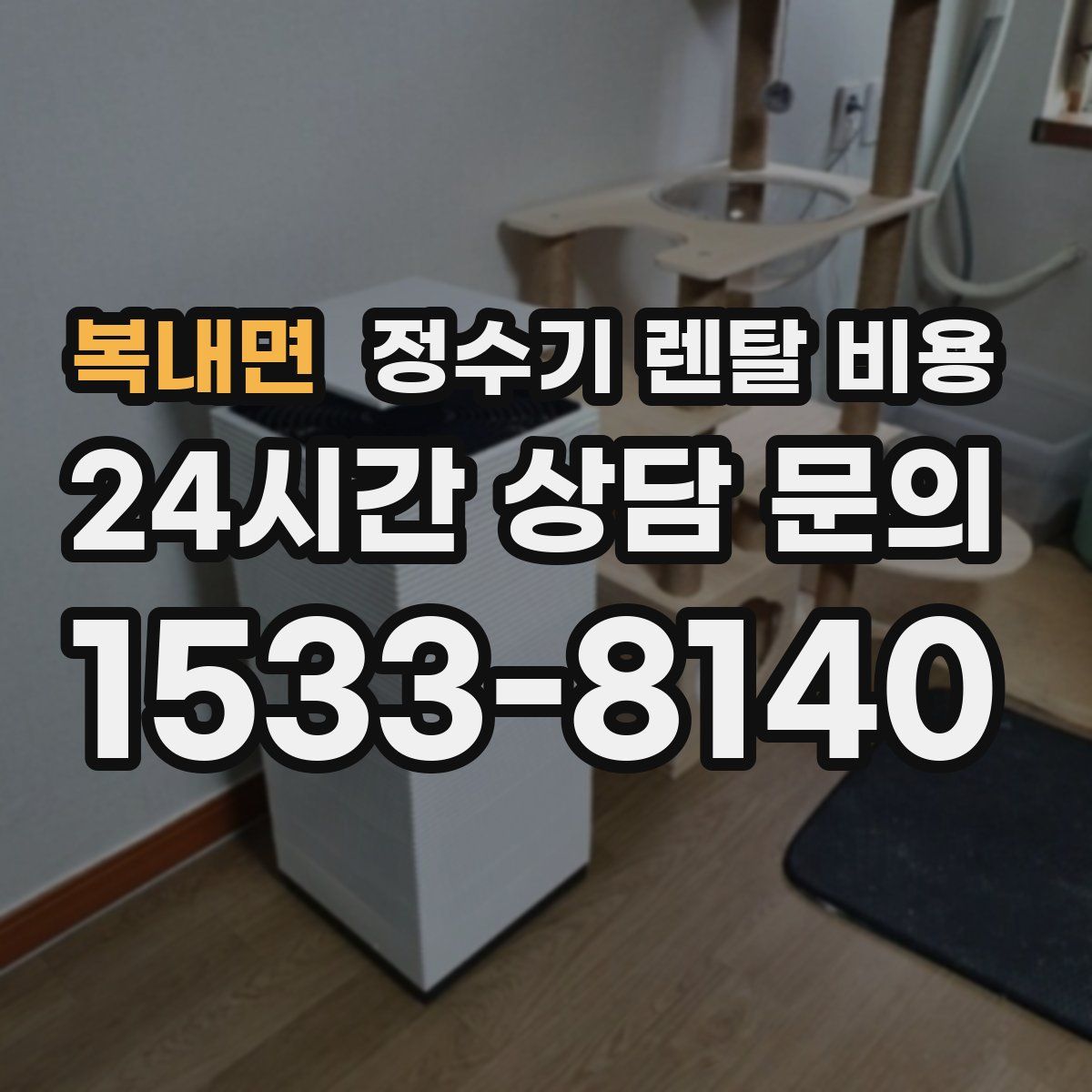 복내면 정수기 렌탈 비용