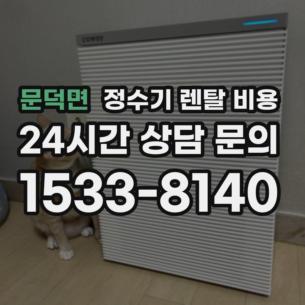 문덕면 정수기 렌탈 비용