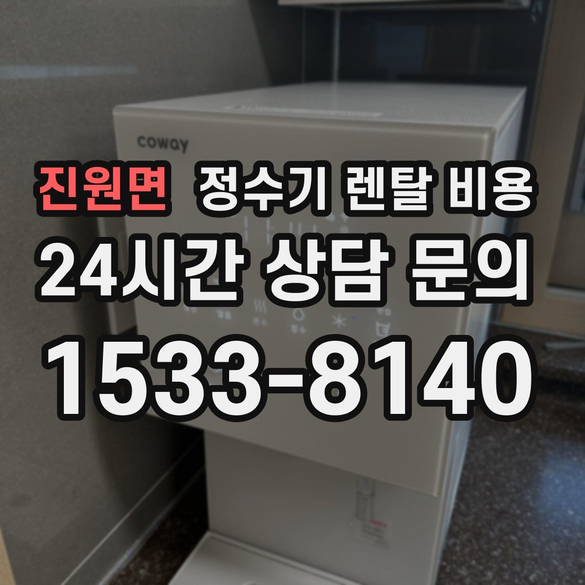 진원면 정수기 렌탈 비용