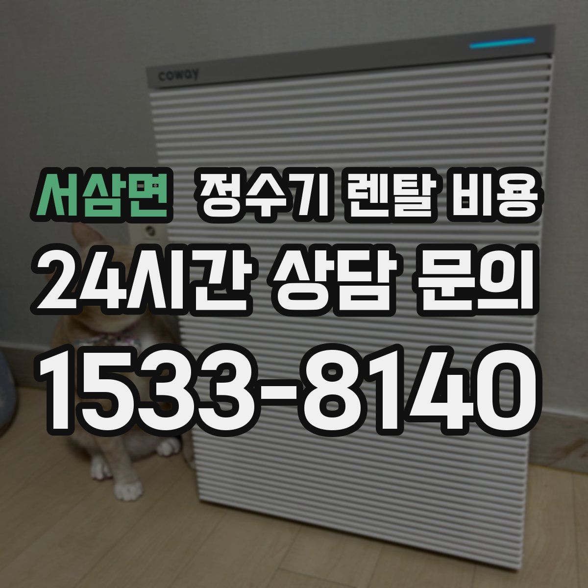 서삼면 정수기 렌탈 비용