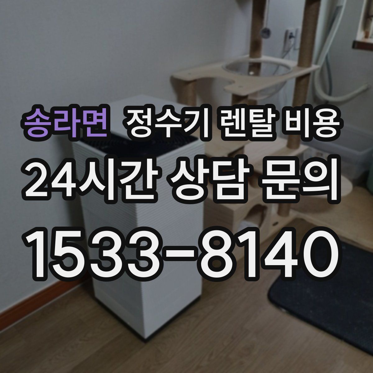 송라면 정수기 렌탈 비용