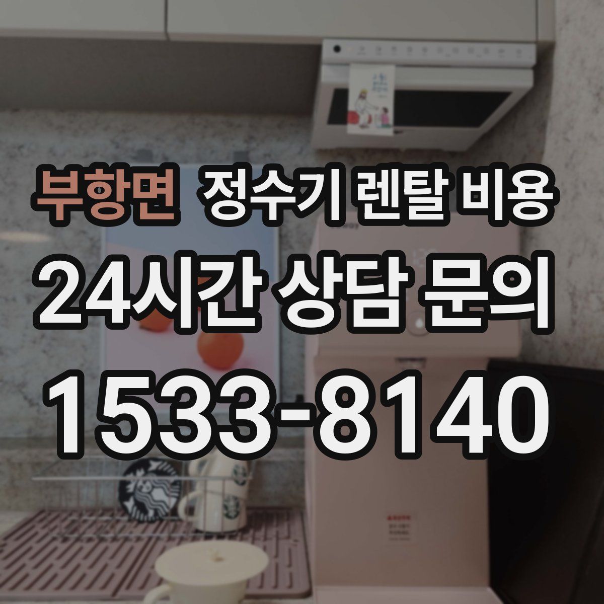 부항면 정수기 렌탈 비용