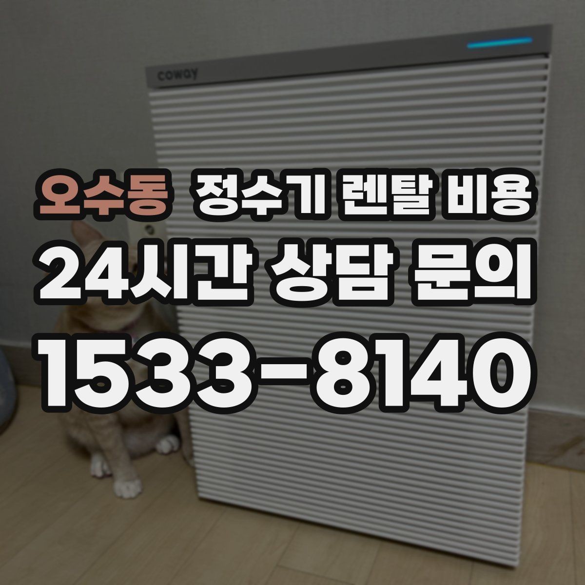 오수동 정수기 렌탈 비용 유지 관리 비용까지 계산하는 방법
