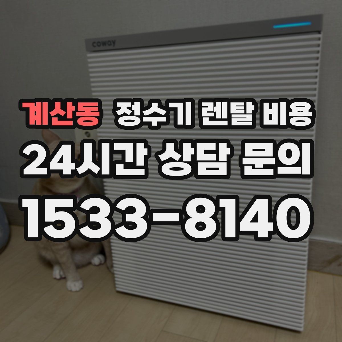 계산동 정수기 렌탈 비용 자가관리형이 잘 맞는 사람은 누구일까