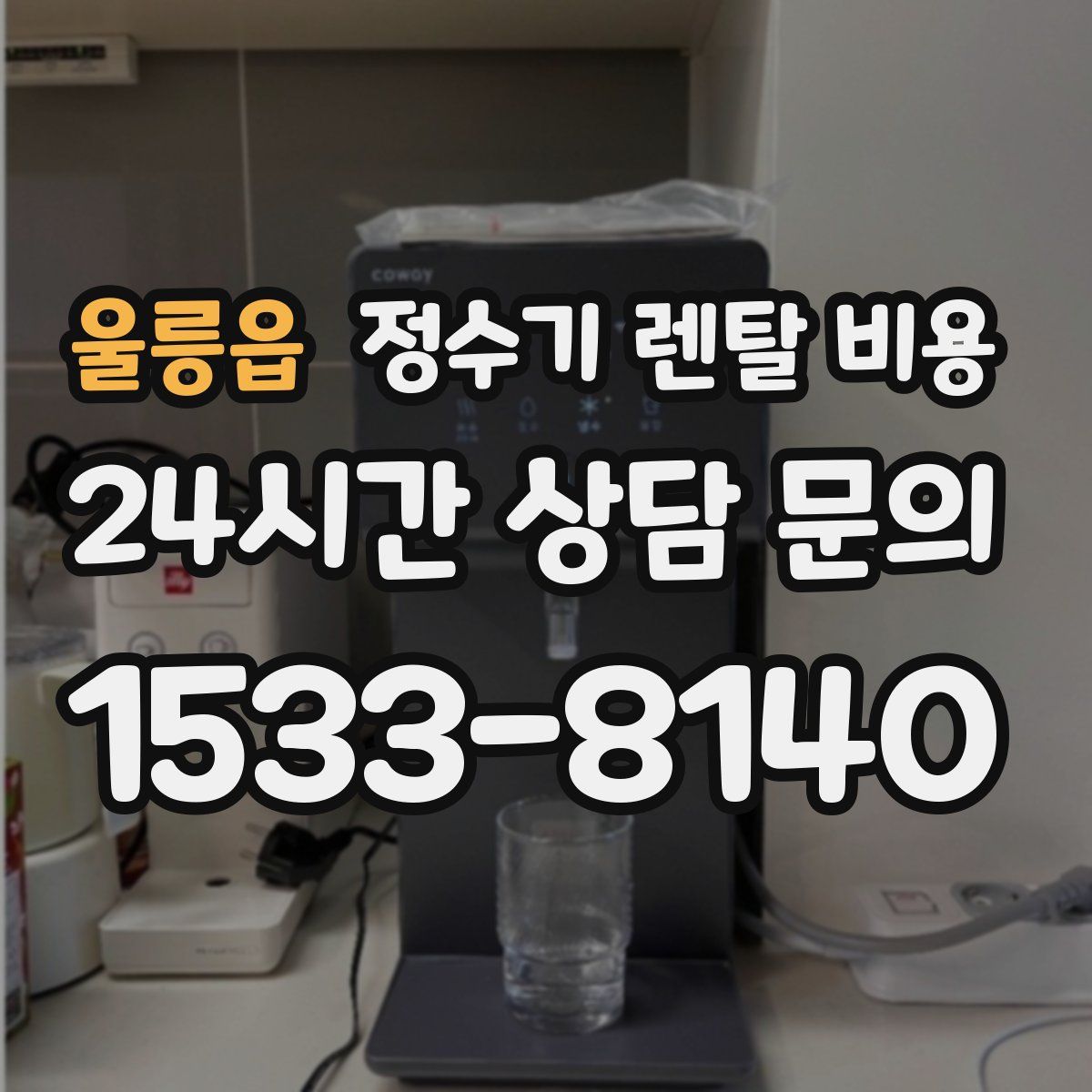 울릉읍 정수기 렌탈 비용