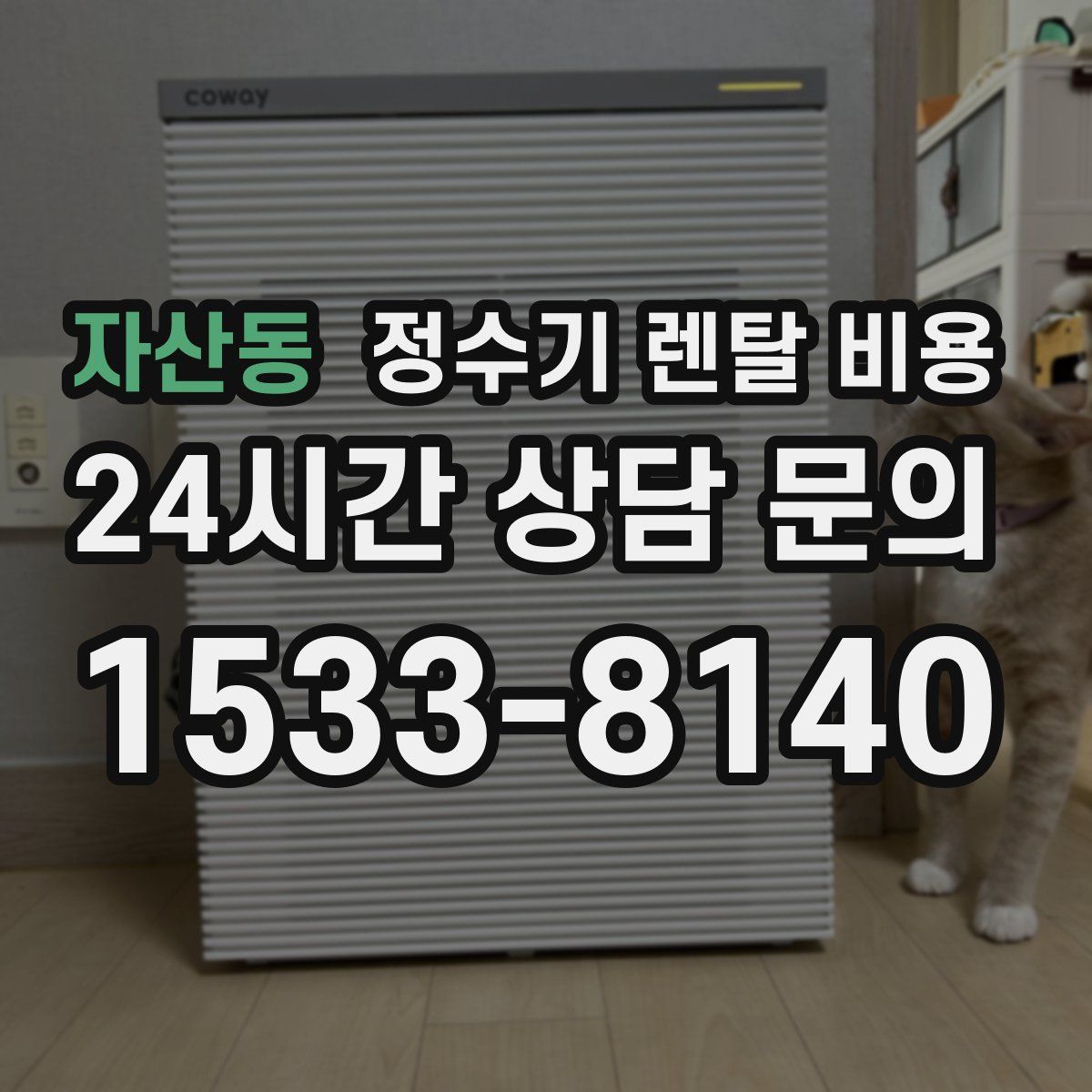 자산동 정수기 렌탈 비용