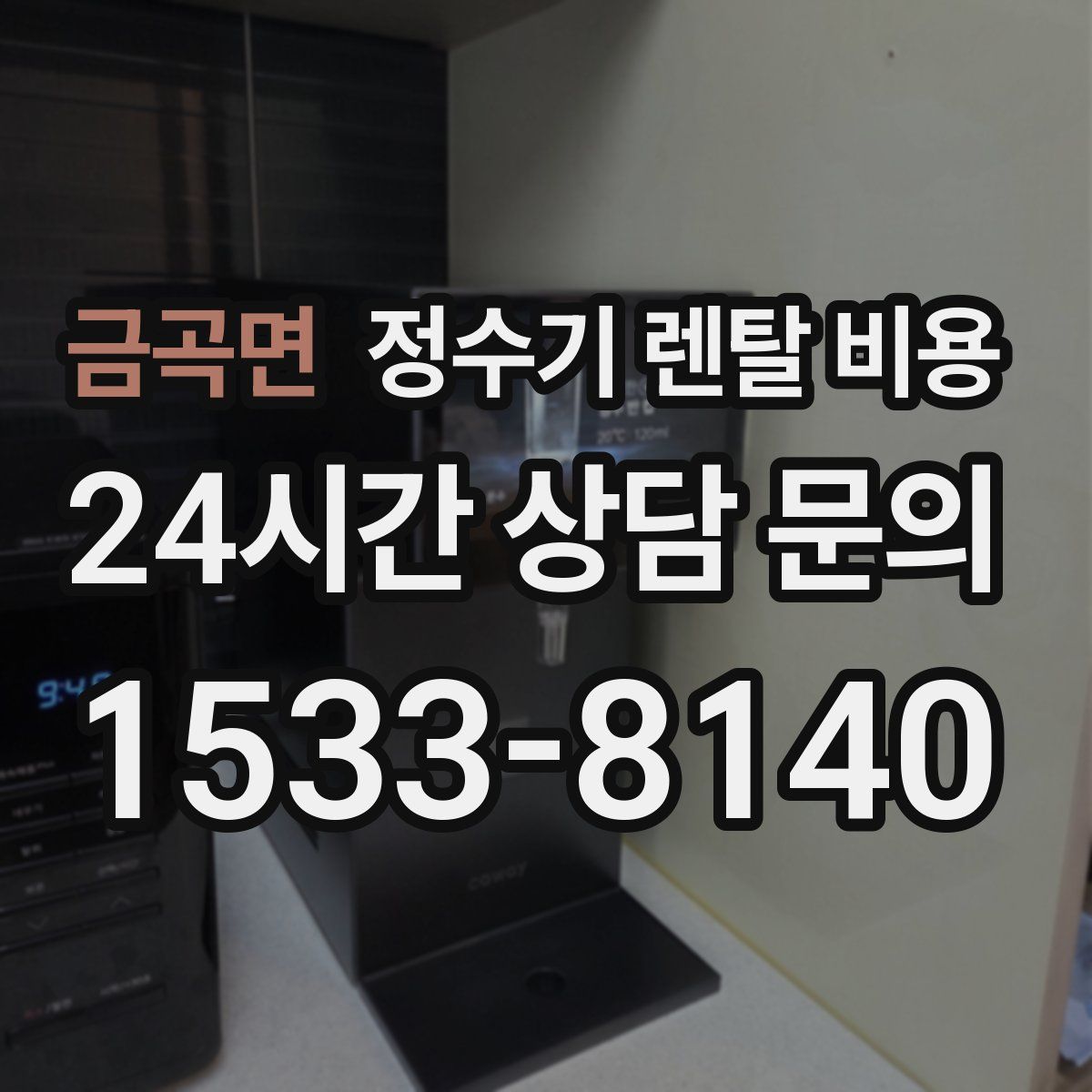 금곡면 정수기 렌탈 비용