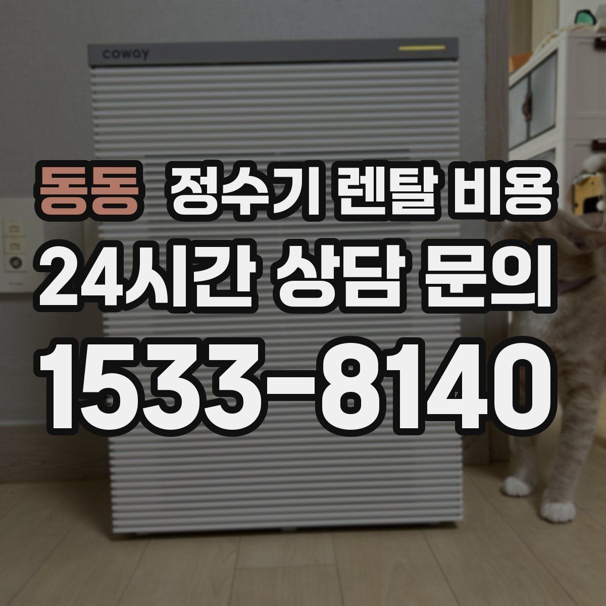 동동 정수기 렌탈 비용 부모님 사용 편의성을 고려한 선택법