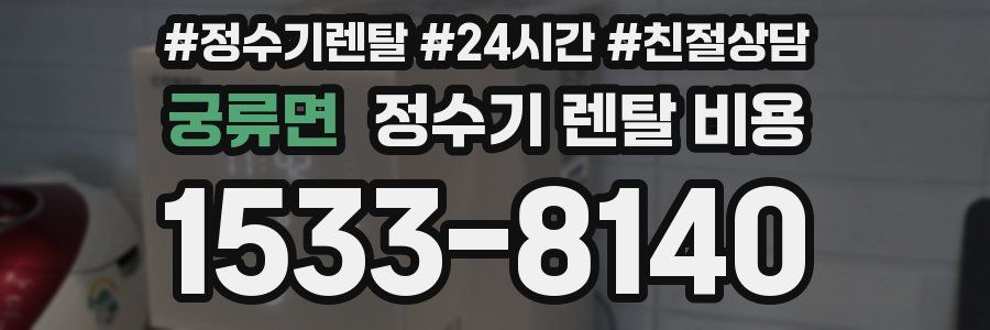 궁류면 정수기 렌탈 비용