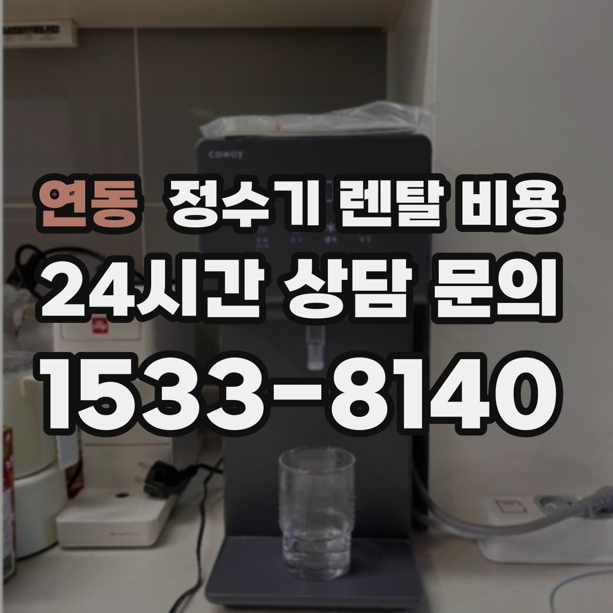 연동 정수기 렌탈 비용