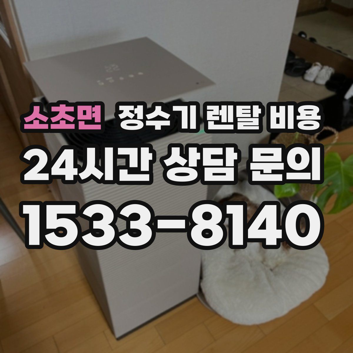 소초면 정수기 렌탈 비용