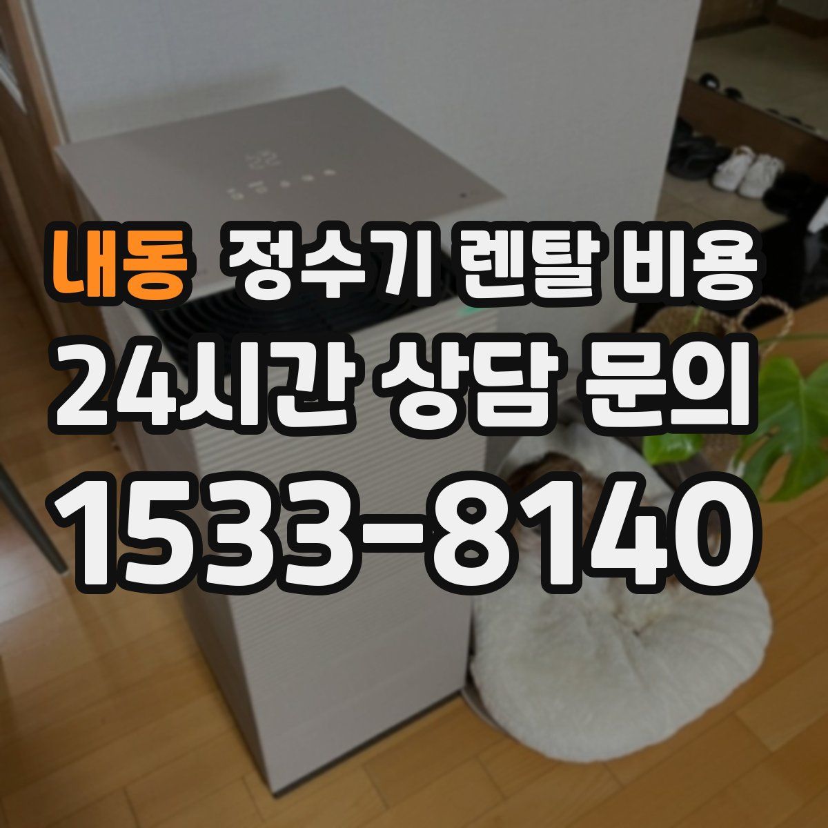 내동 정수기 렌탈 비용