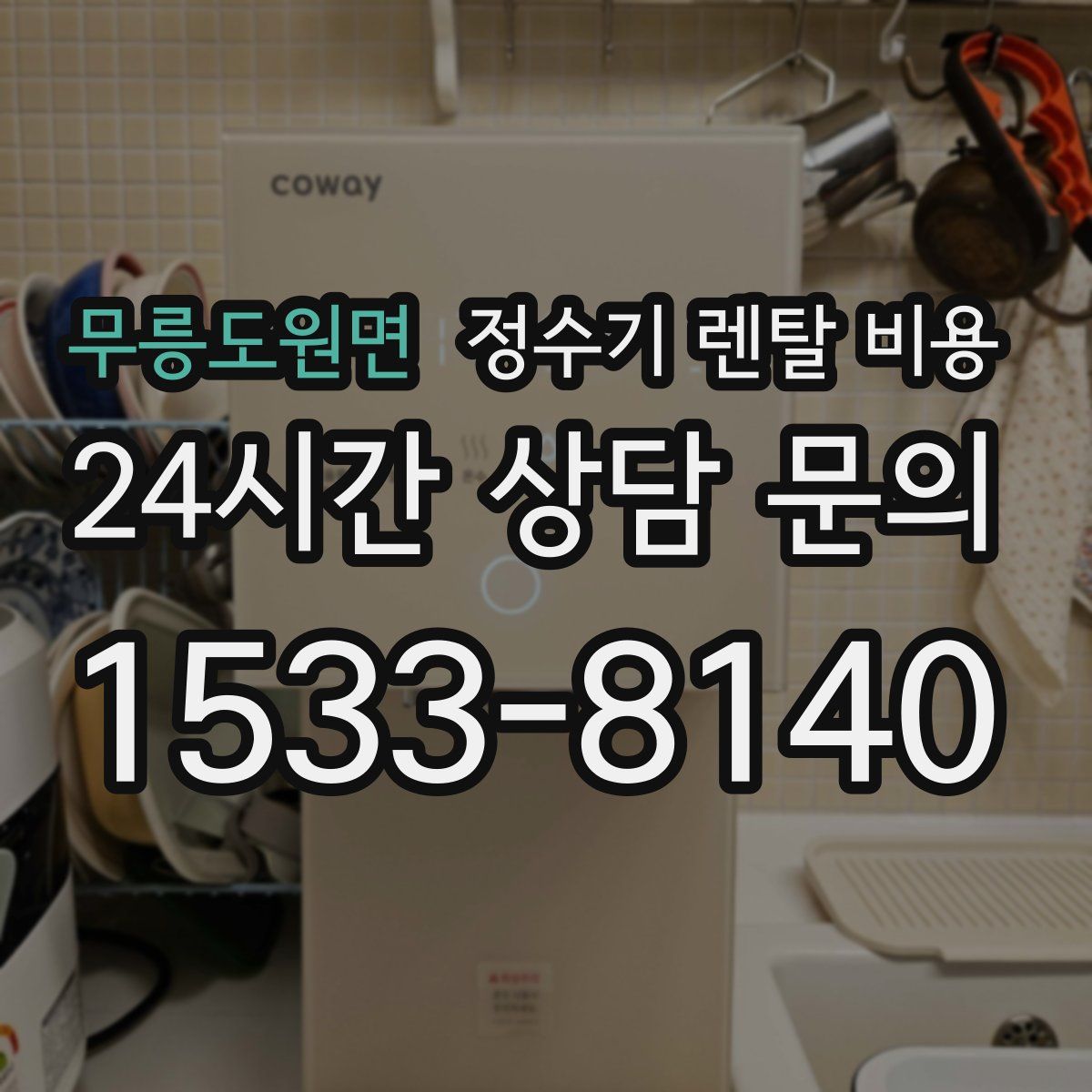 무릉도원면 정수기 렌탈 비용