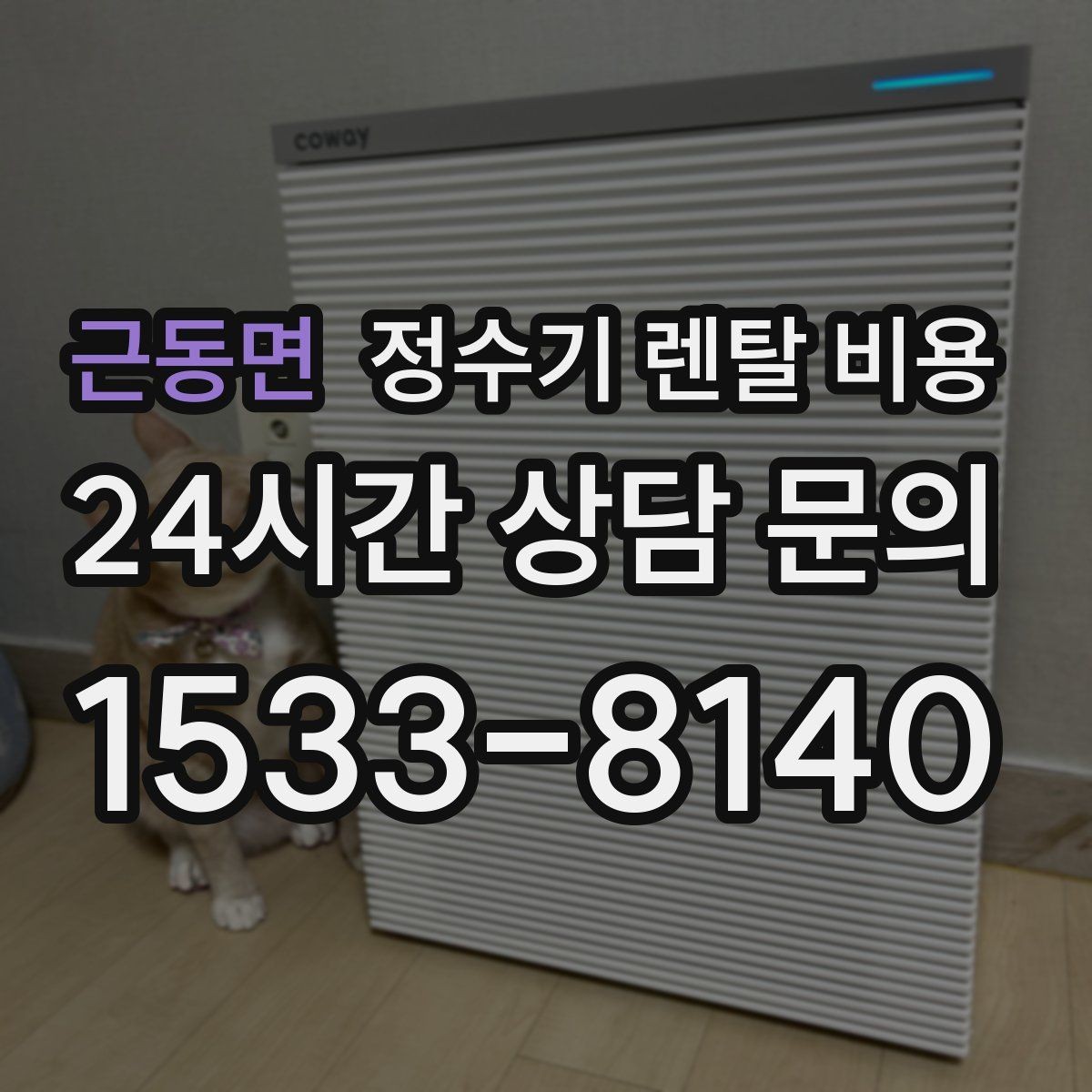 근동면 정수기 렌탈 비용 카드 할인 적용 시 주의할 점