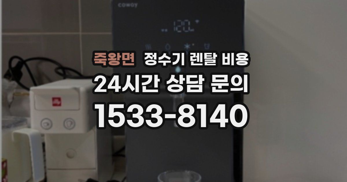 죽왕면 정수기 렌탈 비용