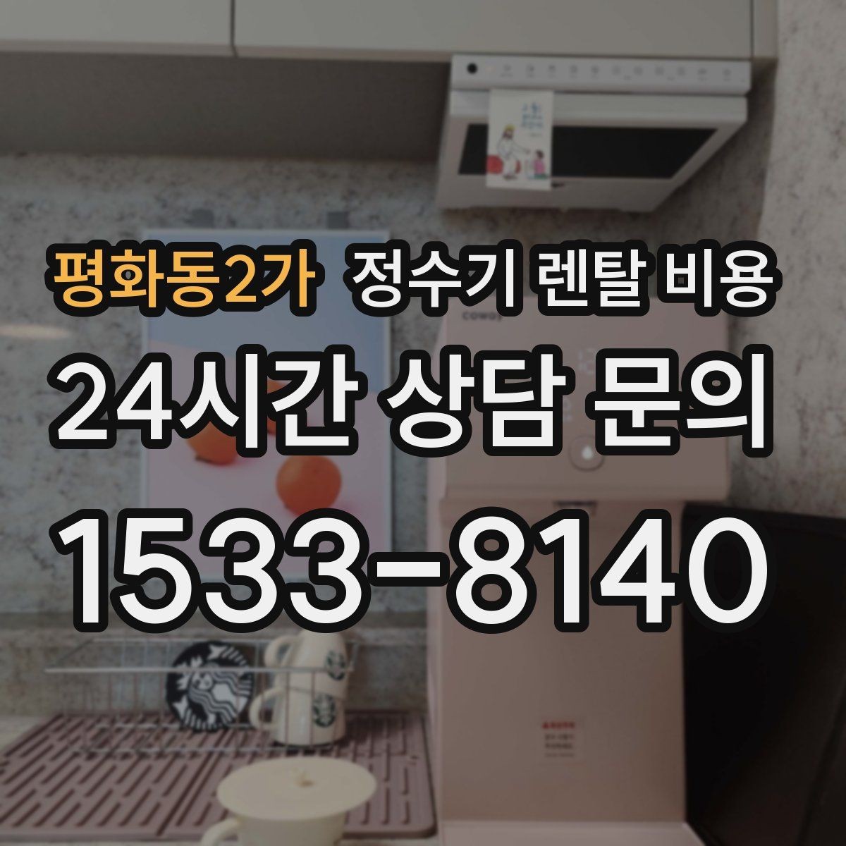 평화동2가 정수기 렌탈 비용 설치 후 관리가 편한 제품 고르는 방법