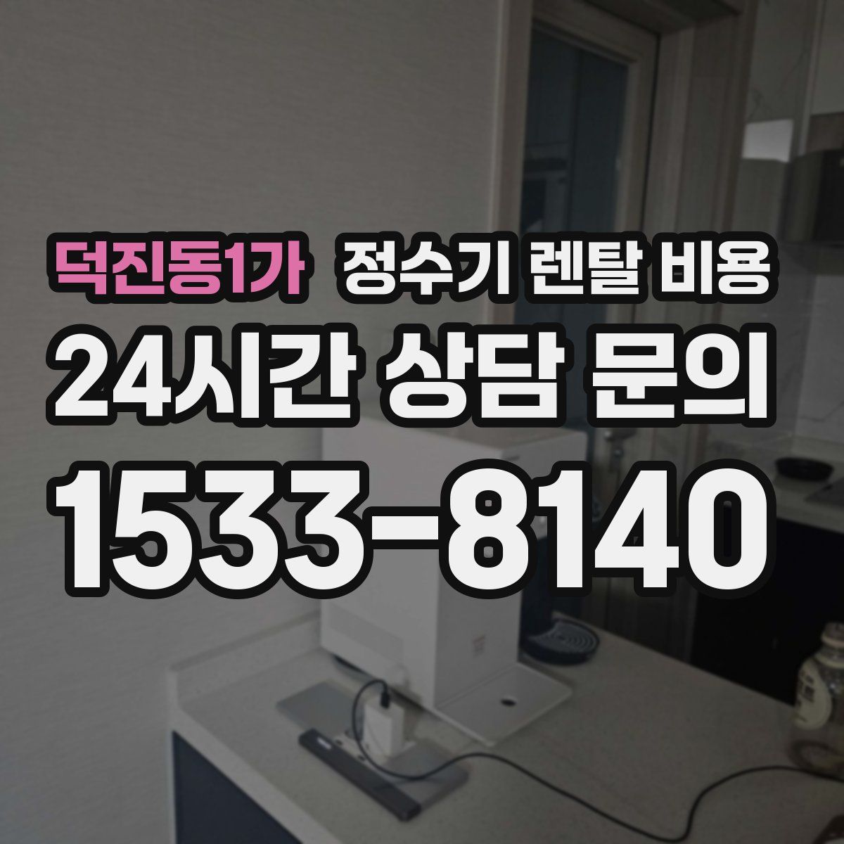 덕진동1가 정수기 렌탈 비용