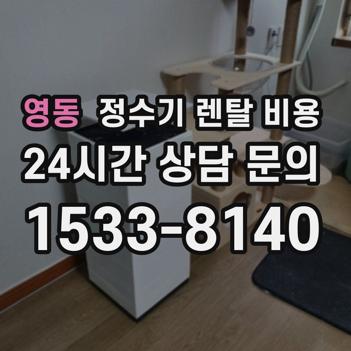 영동 정수기 렌탈 비용 1인 가구에 적합한 선택 방법