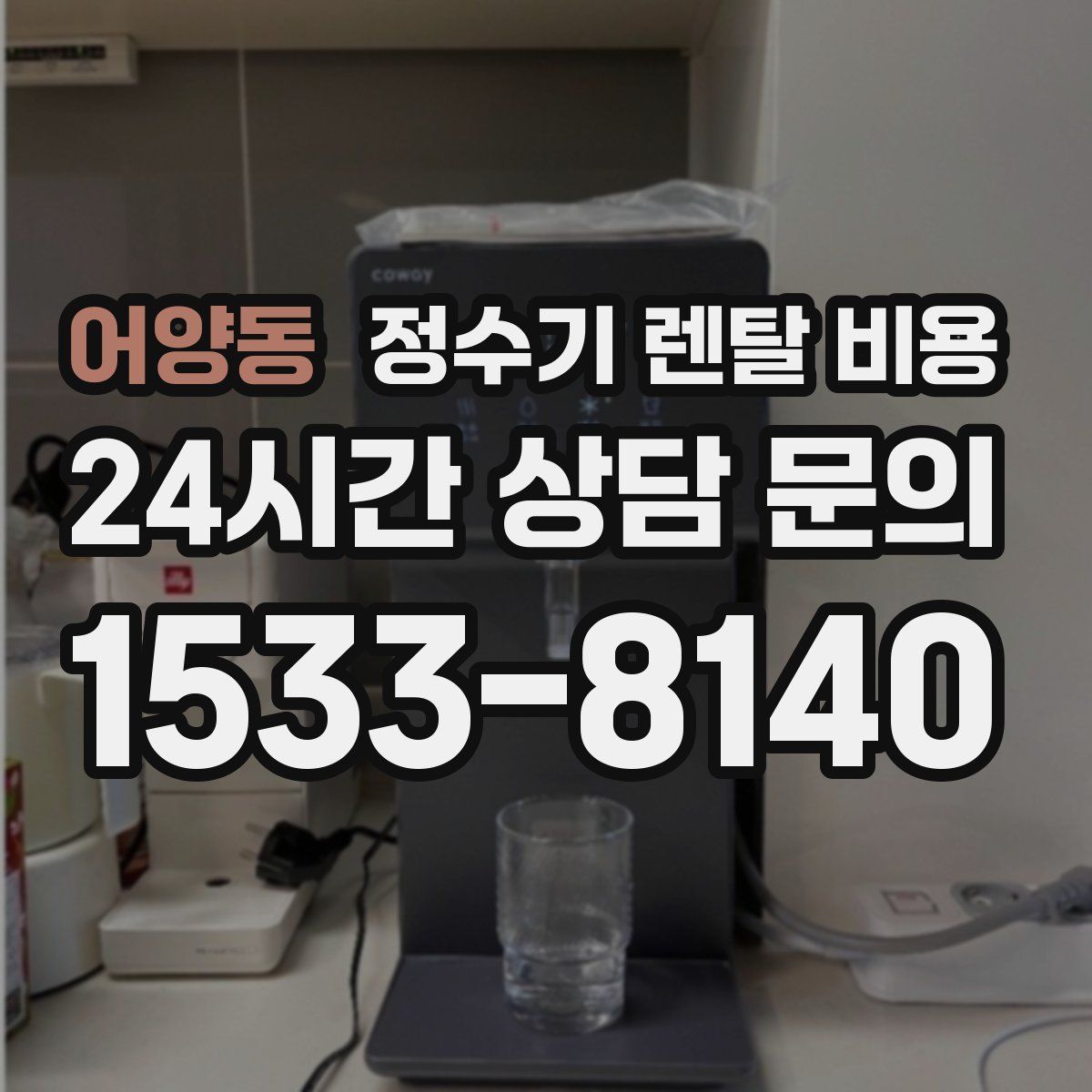 어양동 정수기 렌탈 비용