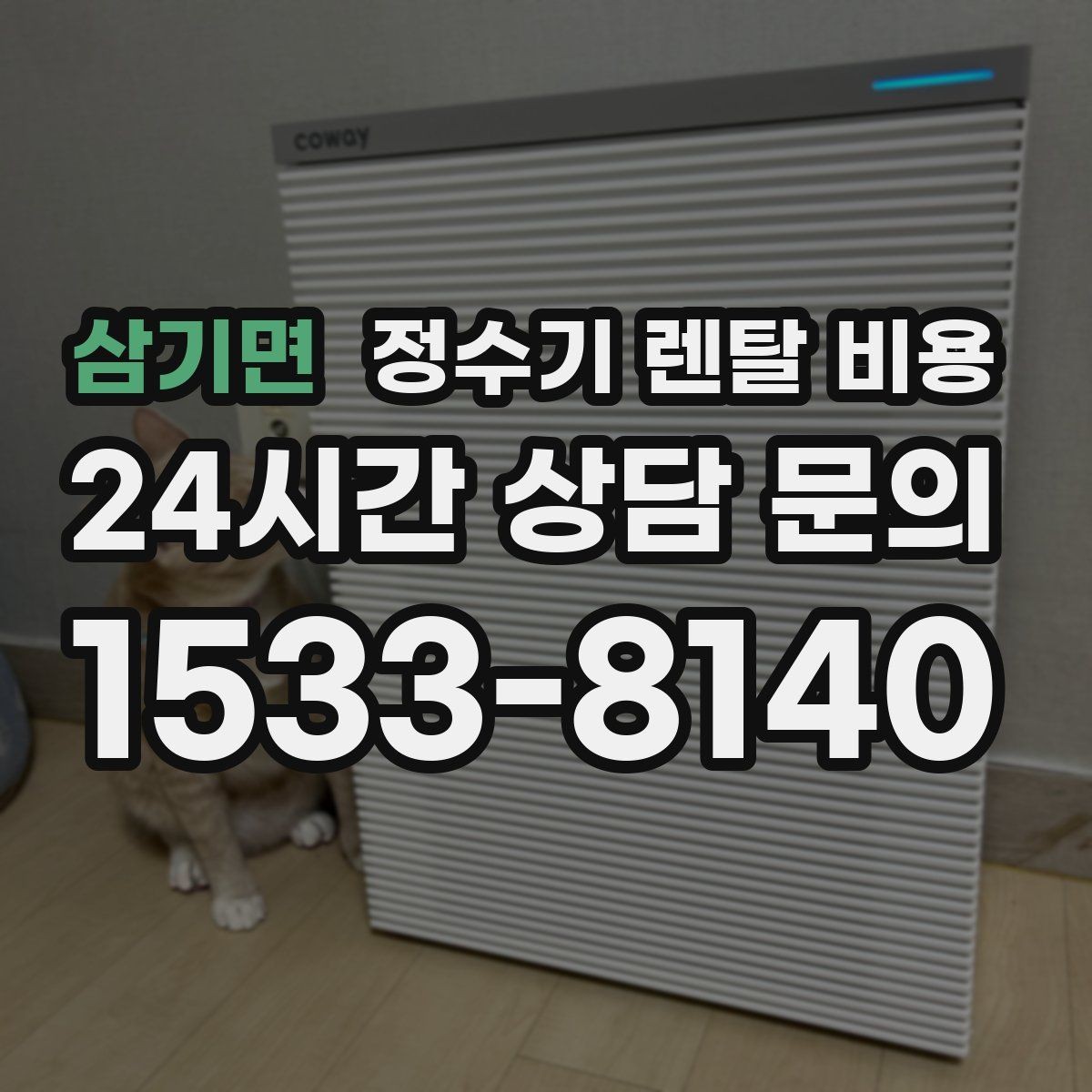 삼기면 정수기 렌탈 비용 소음까지 고려해야 하는 이유