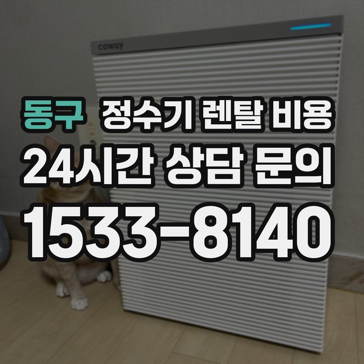 동구 정수기 렌탈 비용 물 사용량이 많은 집의 선택 기준