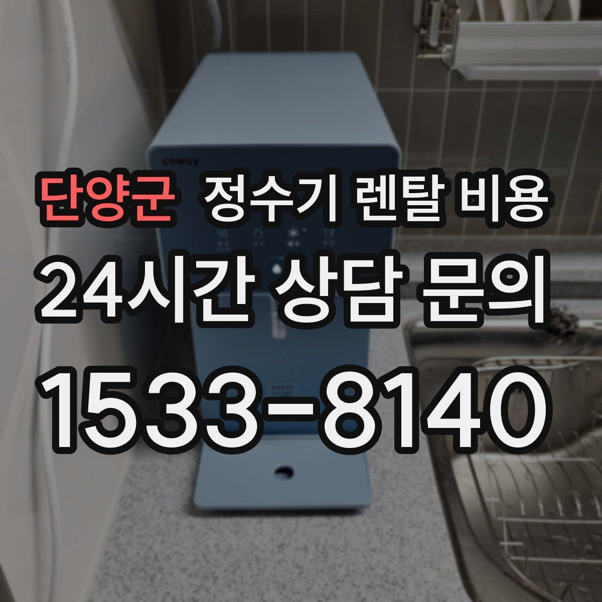 단양군 정수기 렌탈 비용 관리 방식에 따른 비용 차이