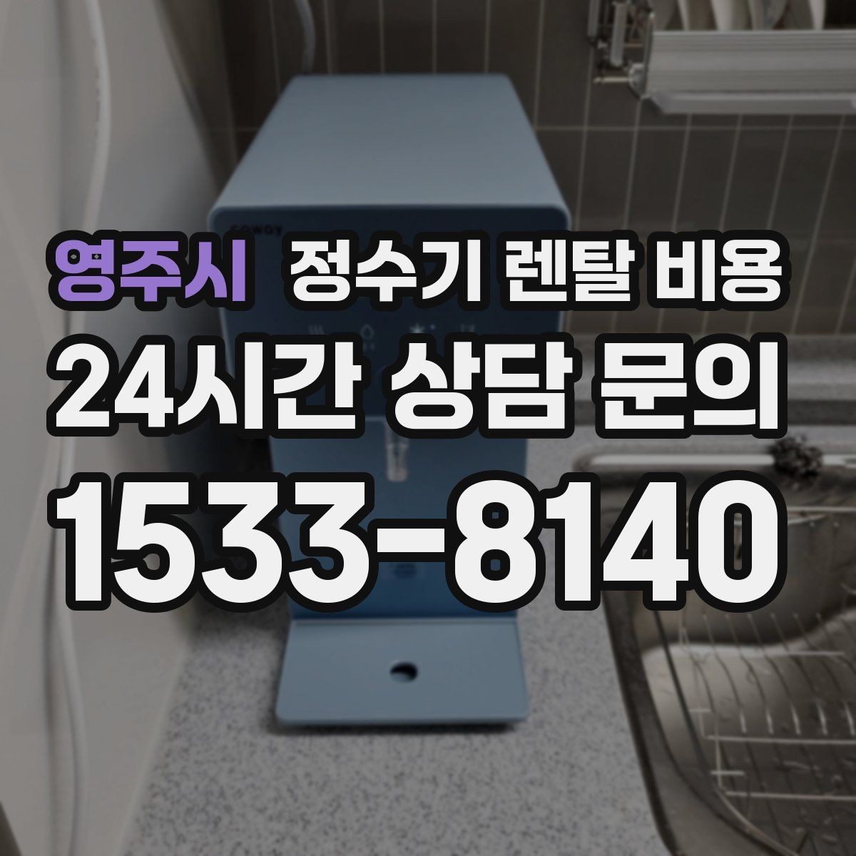 영주시 정수기 렌탈 비용 전문 설치가 필요한 이유